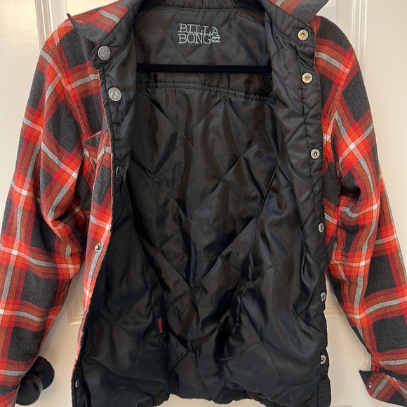 Reversible flannel and silken jacket - Billabong - Picture 3 of 5